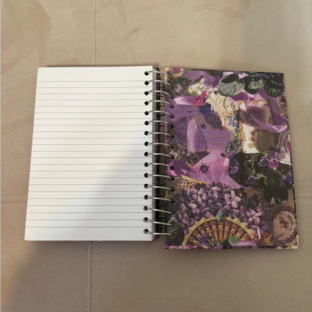 Purple Wire-bound Journal